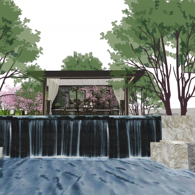 Landscape Design of Neo-Chinese Style Club