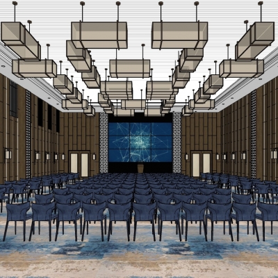 Modern Hotel Conference Hall