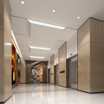 Modern Hotel Elevator Hall