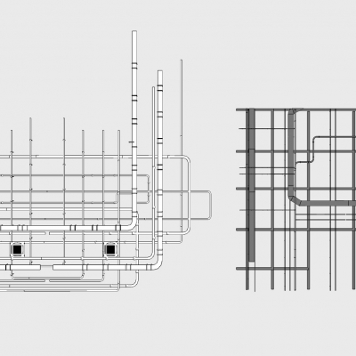 Industrial air conditioning ventilation duct