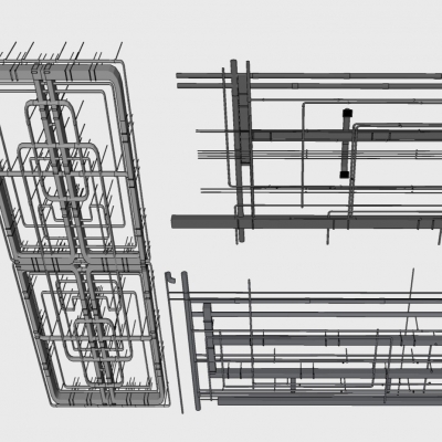 Industrial air conditioning ventilation duct