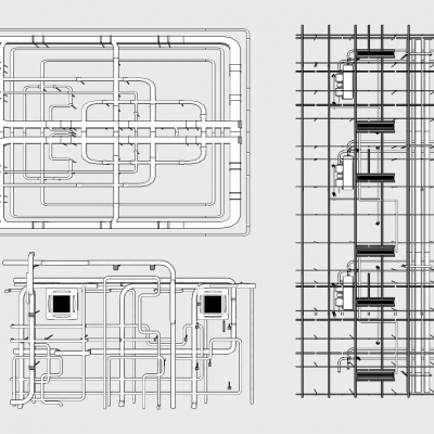 Industrial air conditioning ventilation duct