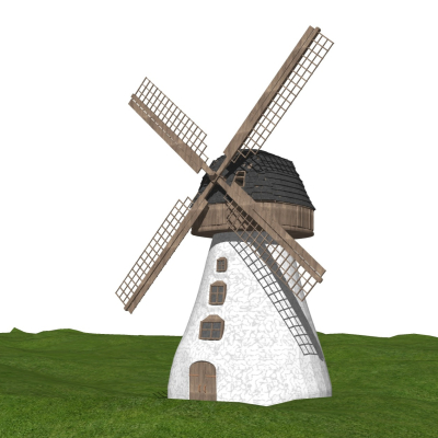 modern windmill power tower