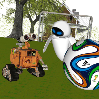 Modern Walling Soccer Robot