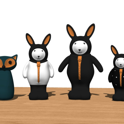 Modern Rabbit Doll Toy