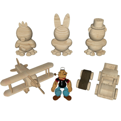 Modern Building Blocks Popeye Plane Puppet Toy