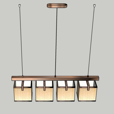 Modern office multi-head chandelier free