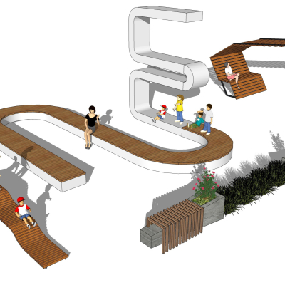 Modern Outdoor Creative Public Chair