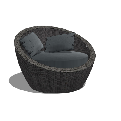 Modern outdoor single sofa free