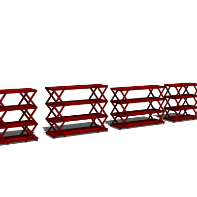 Industrial Wind Metal Storage Rack Free