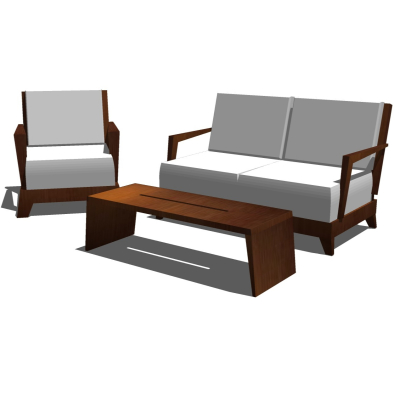 Modern outdoor sofa combination free