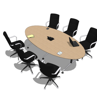 Modern Simple Meeting Table and Chair