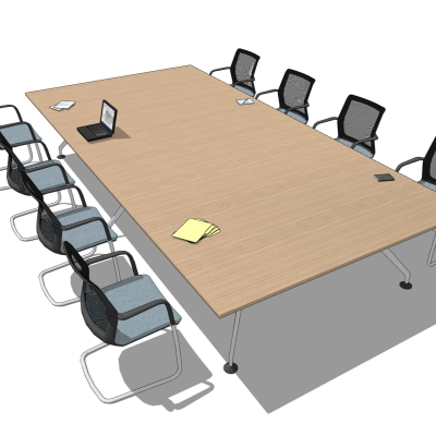 Modern Simple Meeting Table and Chair