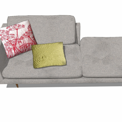 Nordic fabric chaise longue free