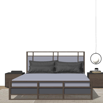 Chinese Double Bed