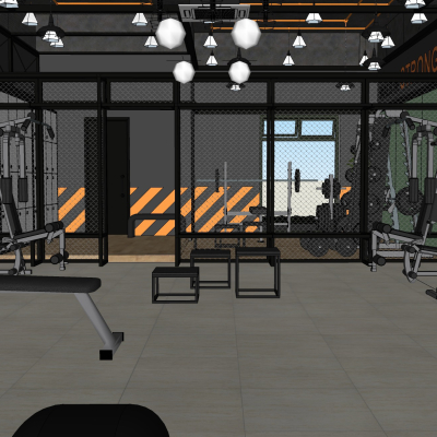 Industrial wind gym