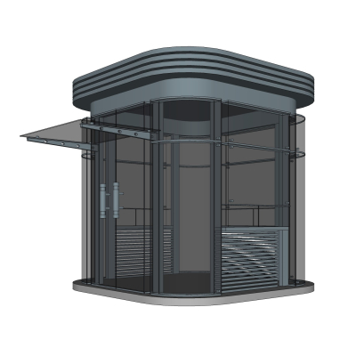 Modern Metal Guard Pavilion