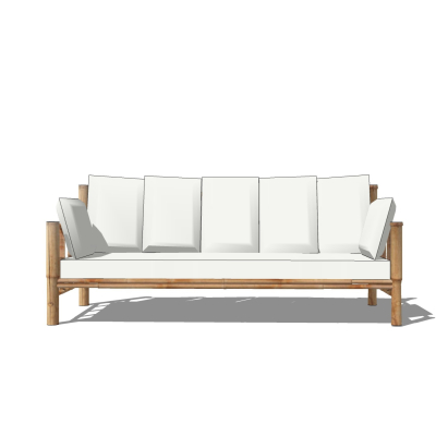 modern bamboo outdoor sofa free