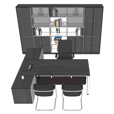 Modern bench table and chair file cabinet