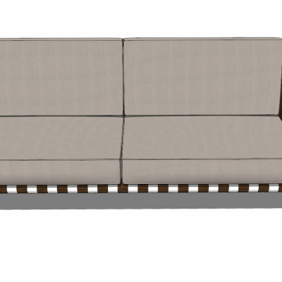 Modern outdoor double sofa for free