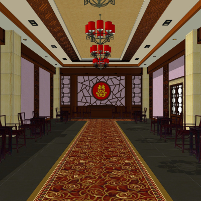 Chinese wedding banquet hall for free