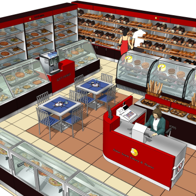 Modern Cake Shop Free