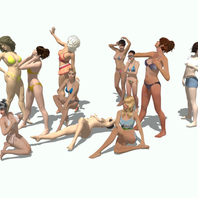 European Swimsuit Figures