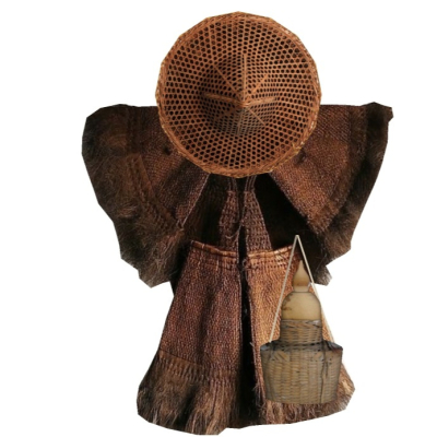 Natural wind coir hat