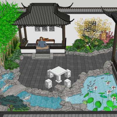 Chinese Courtyard Garden