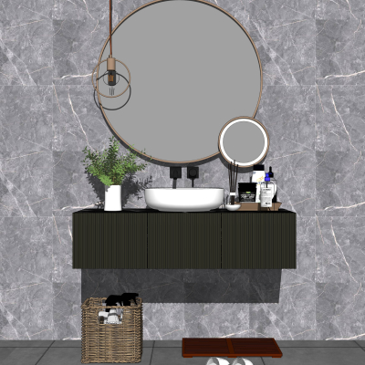 modern bathroom cabinet washstand