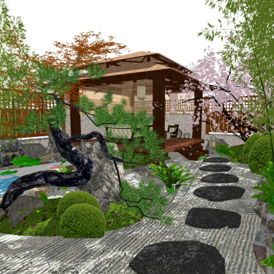 Japanese Courtyard Garden