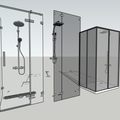 Modern Glass Shower Room