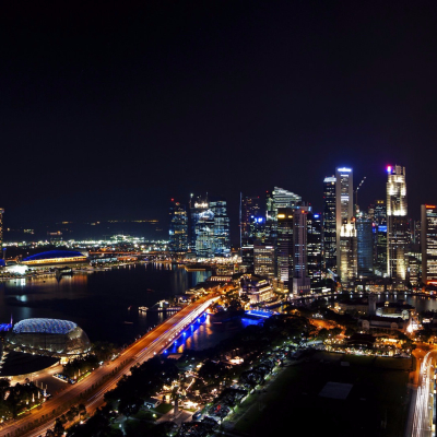 HD city night view