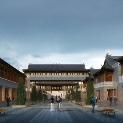 New Chinese Art Center Architectural Landscape