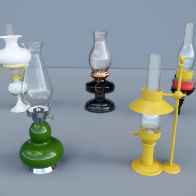 Industrial wind kerosene lamp