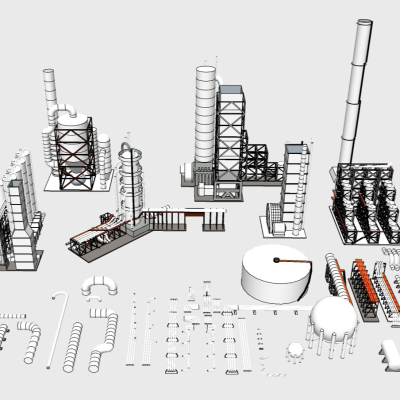 Industrial wind refinery equipment