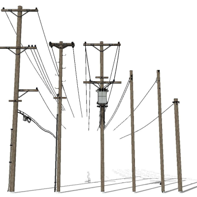 modern telegraph pole