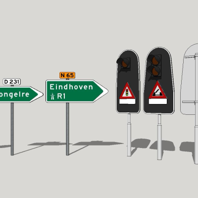 Modern Road Sign Traffic Signs