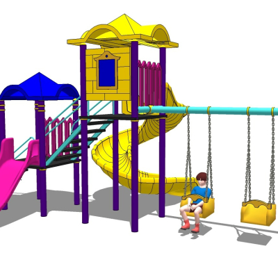 Modern children's play equipment