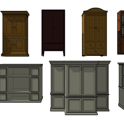 Jane European Solid Wood Wardrobe Locker