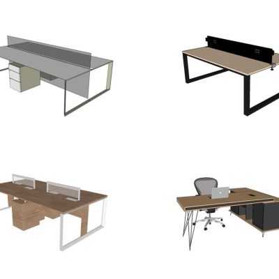 Modern Solid Wood Desk Class Desk