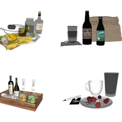 modern wine tableware food