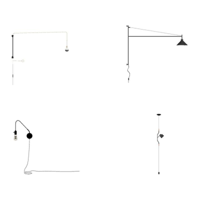 Nordic metal wall lamp
