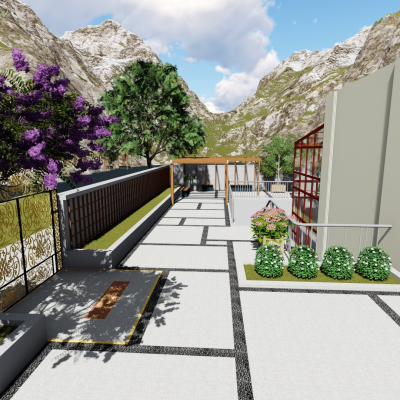 Modern Villa Garden