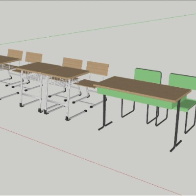 modern student desks and chairs