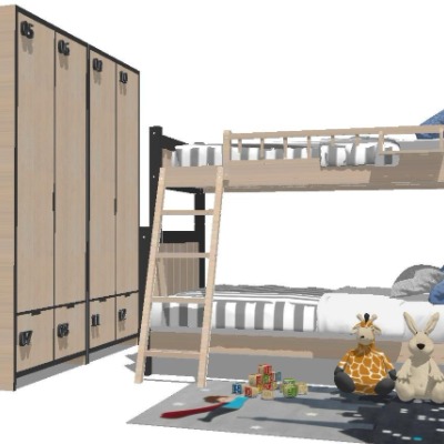 Nordic kids Bed