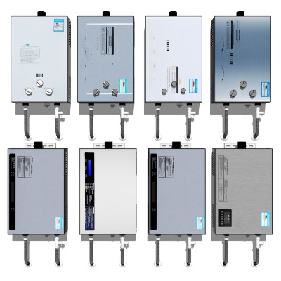 Modern gas water heater combination