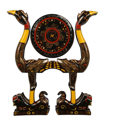 Chinese-style Tiger Seat Phoenix Drum