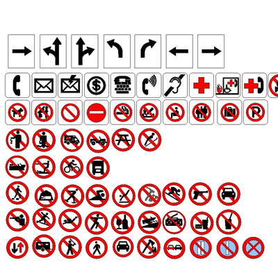 Modern Road Signs