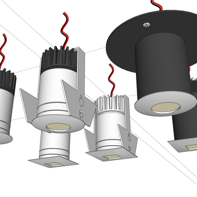 Modern Metal Downlight Free